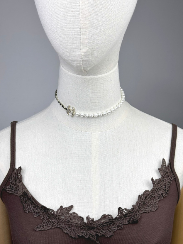 《ブラック×パールのカッコよさ★》CHANEL　ネックレス