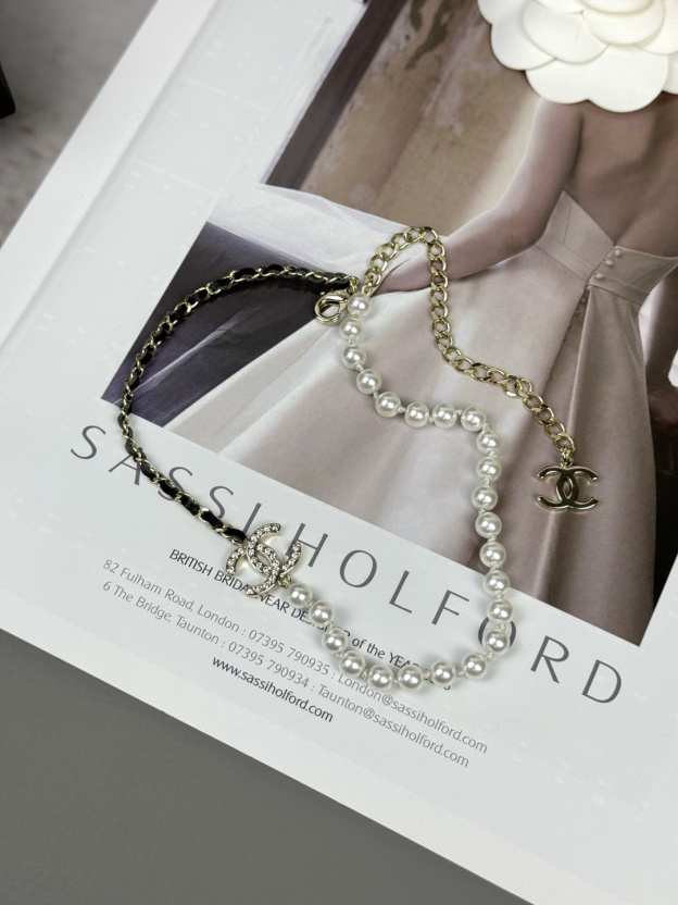 《ブラック×パールのカッコよさ★》CHANEL　ネックレス