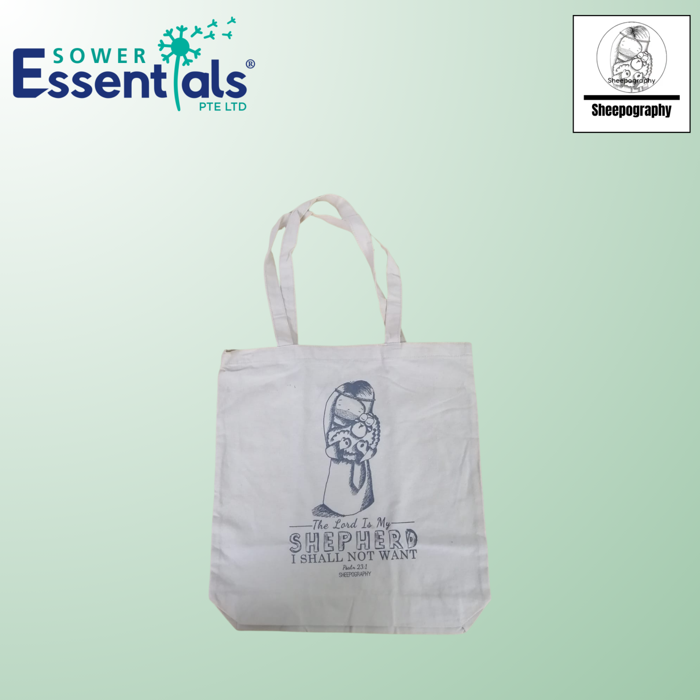 Sheepography - A3 Tote Bag