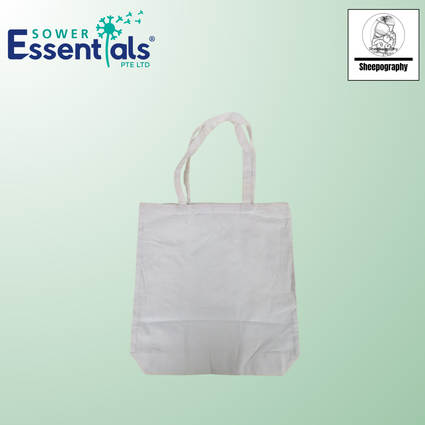 Sheepography - A3 Tote Bag