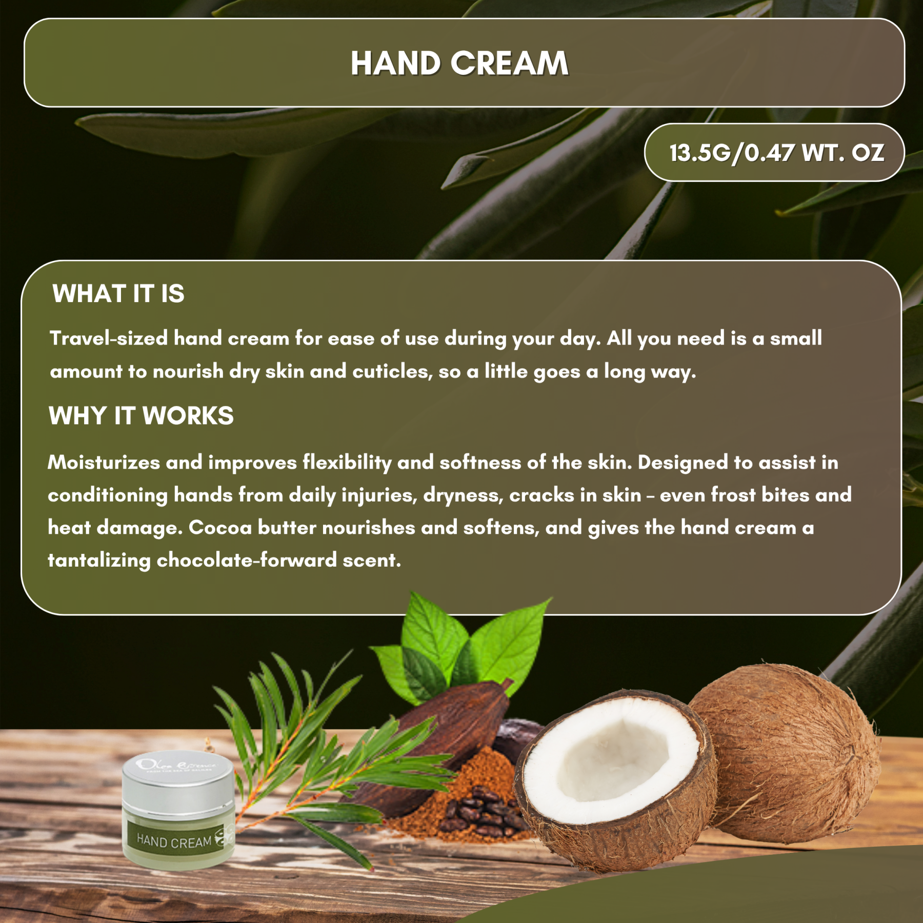 Hand Cream - 13.5g/0.47 wt oz