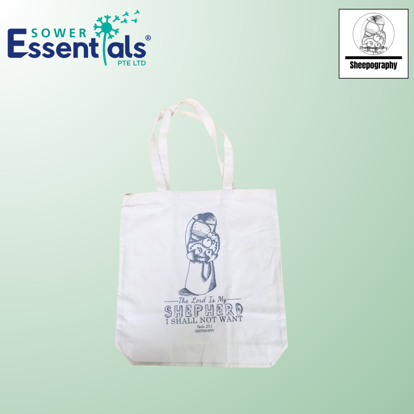 Sheepography A3 Tote Bag