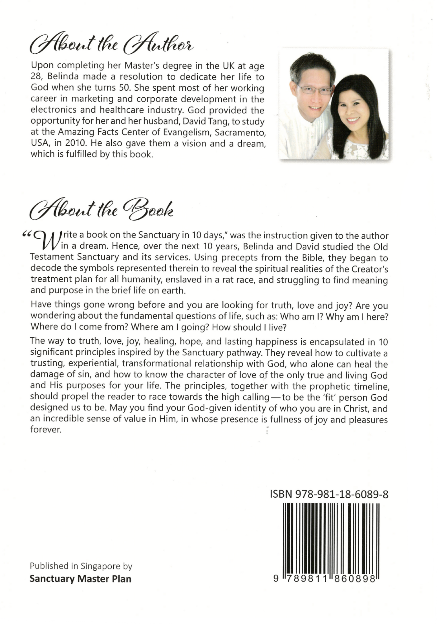 Sanctuary: 10 Significant Principles To Truth, Love and Joy revealed in the Sanctuary Master Plan By Belinda C.H. Sim