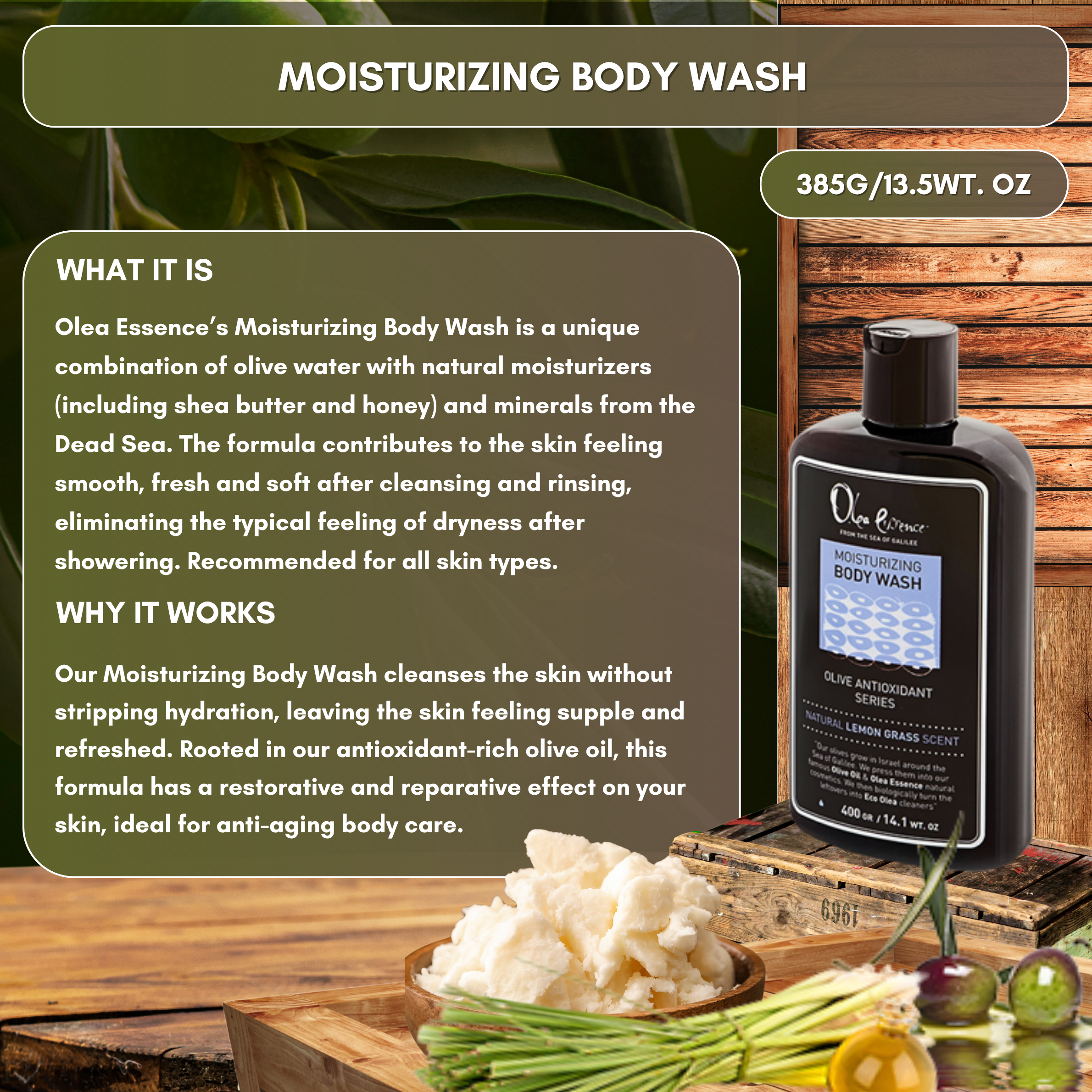 Moisturizing Body Wash - 385g/13.5 wt oz