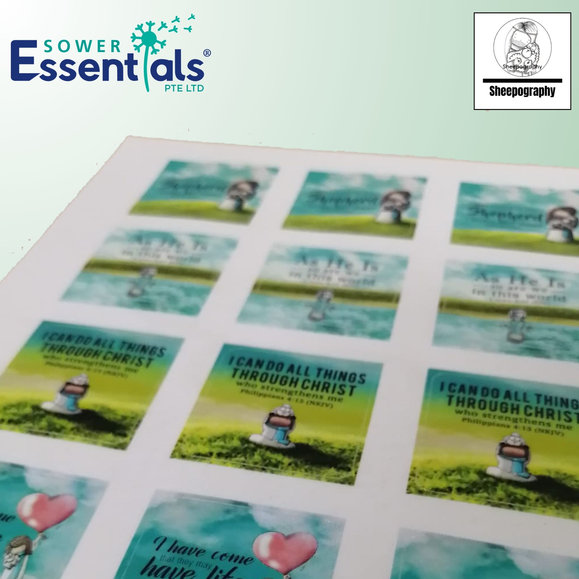 Sheepography Stickers (2 pcs)