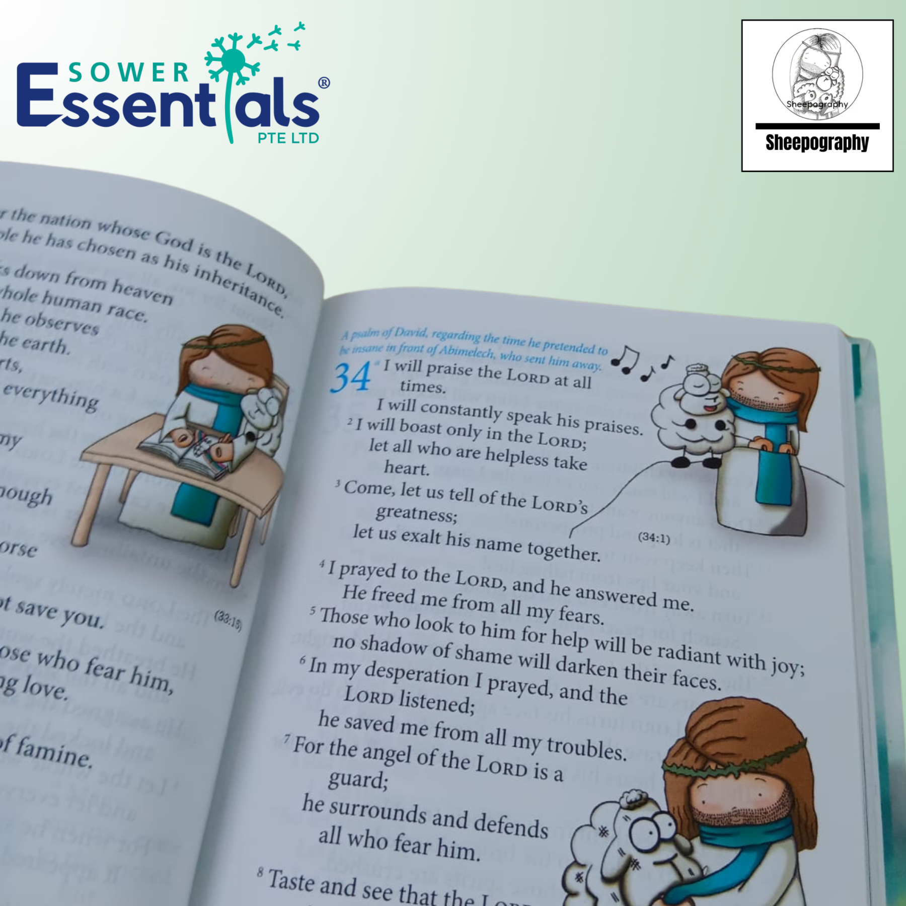 Sheepography - Psalms of the Shepherd King (Hardcover)