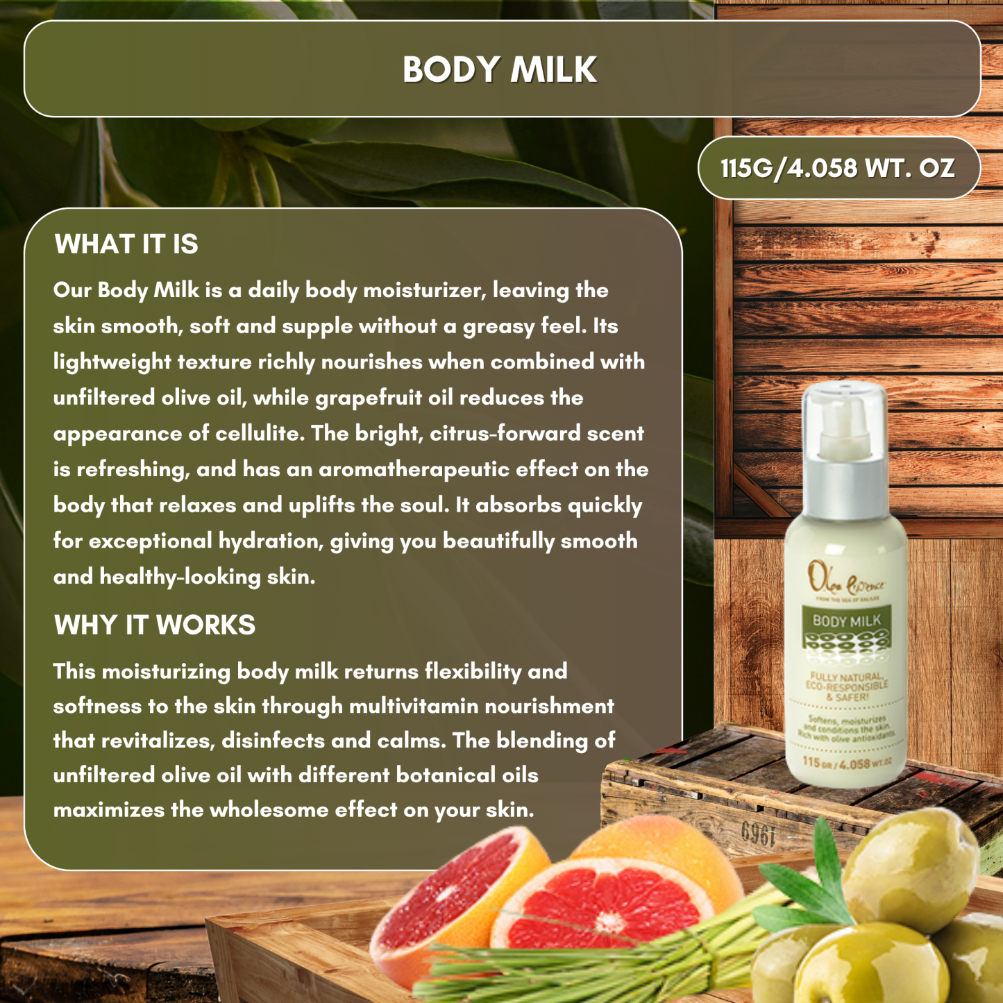 Body Milk - 115g/4.058 wt oz