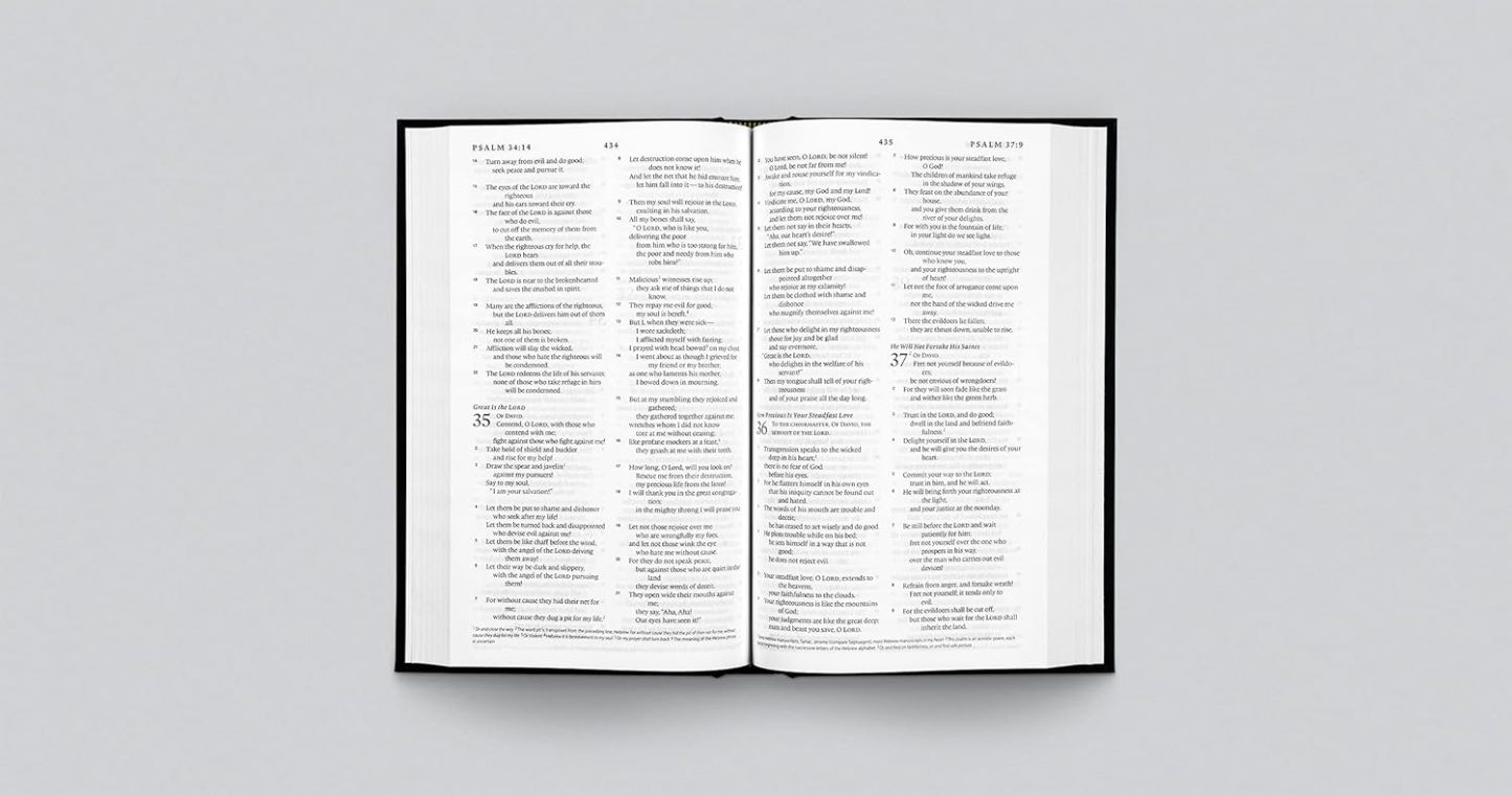 ESV Church Bible Black Hardcover