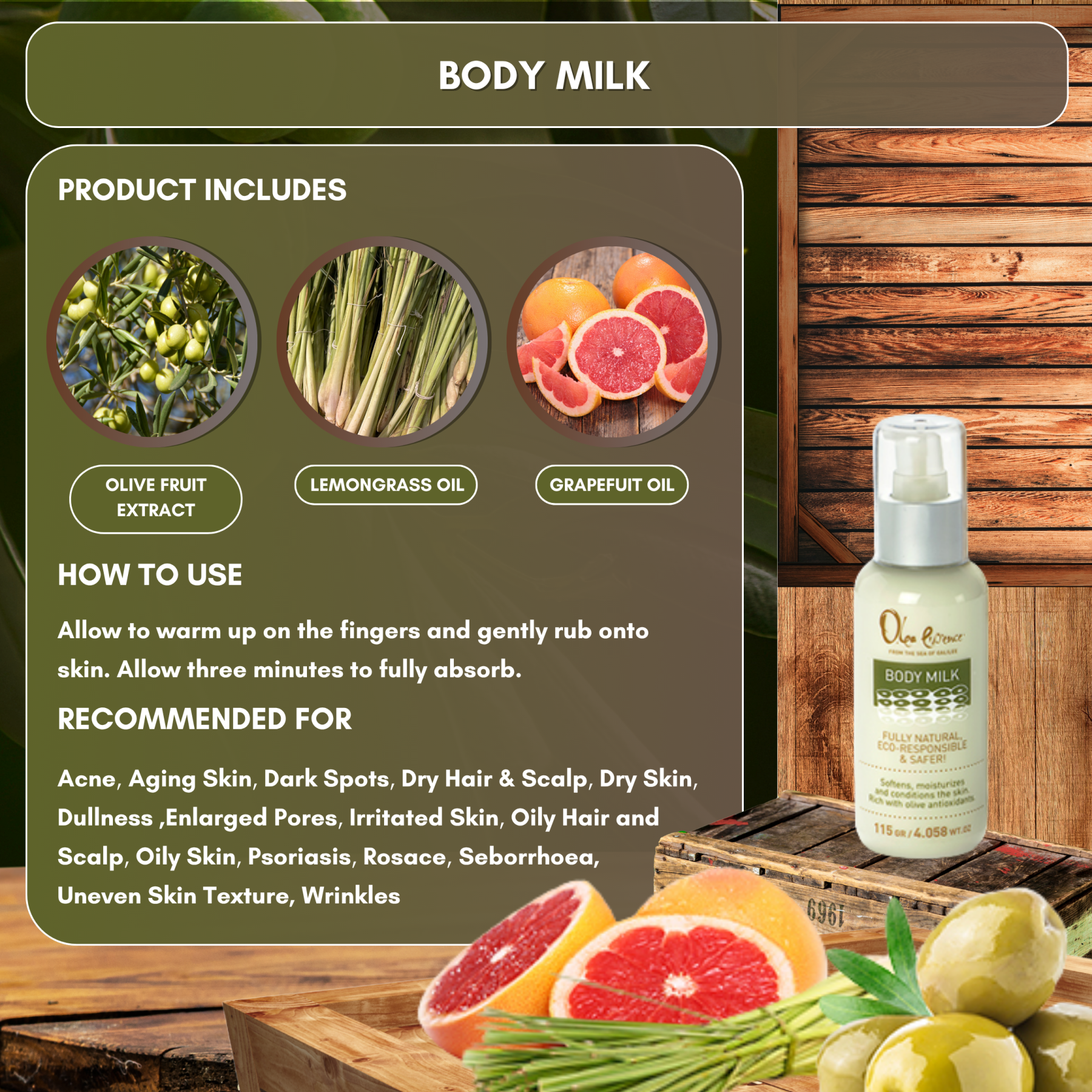 Body Milk - 115g/4.058 wt oz