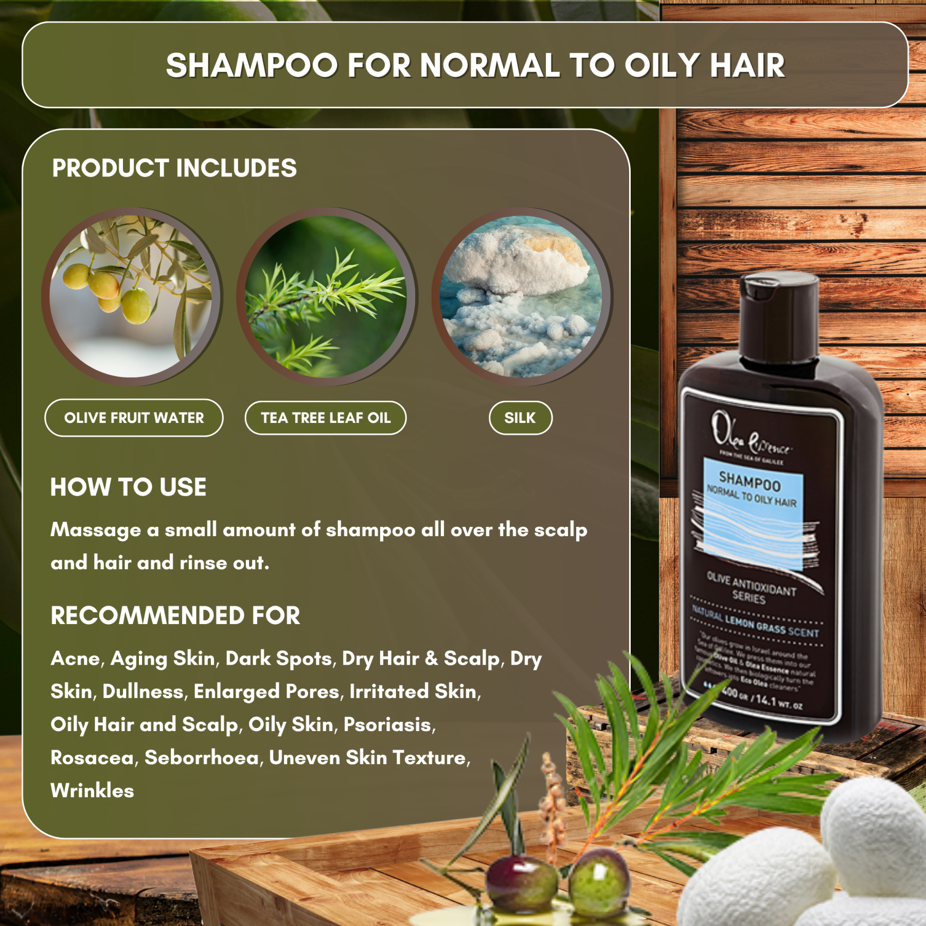 Shampoo For Normal to Oily Hair - 400g/14.1 wt oz