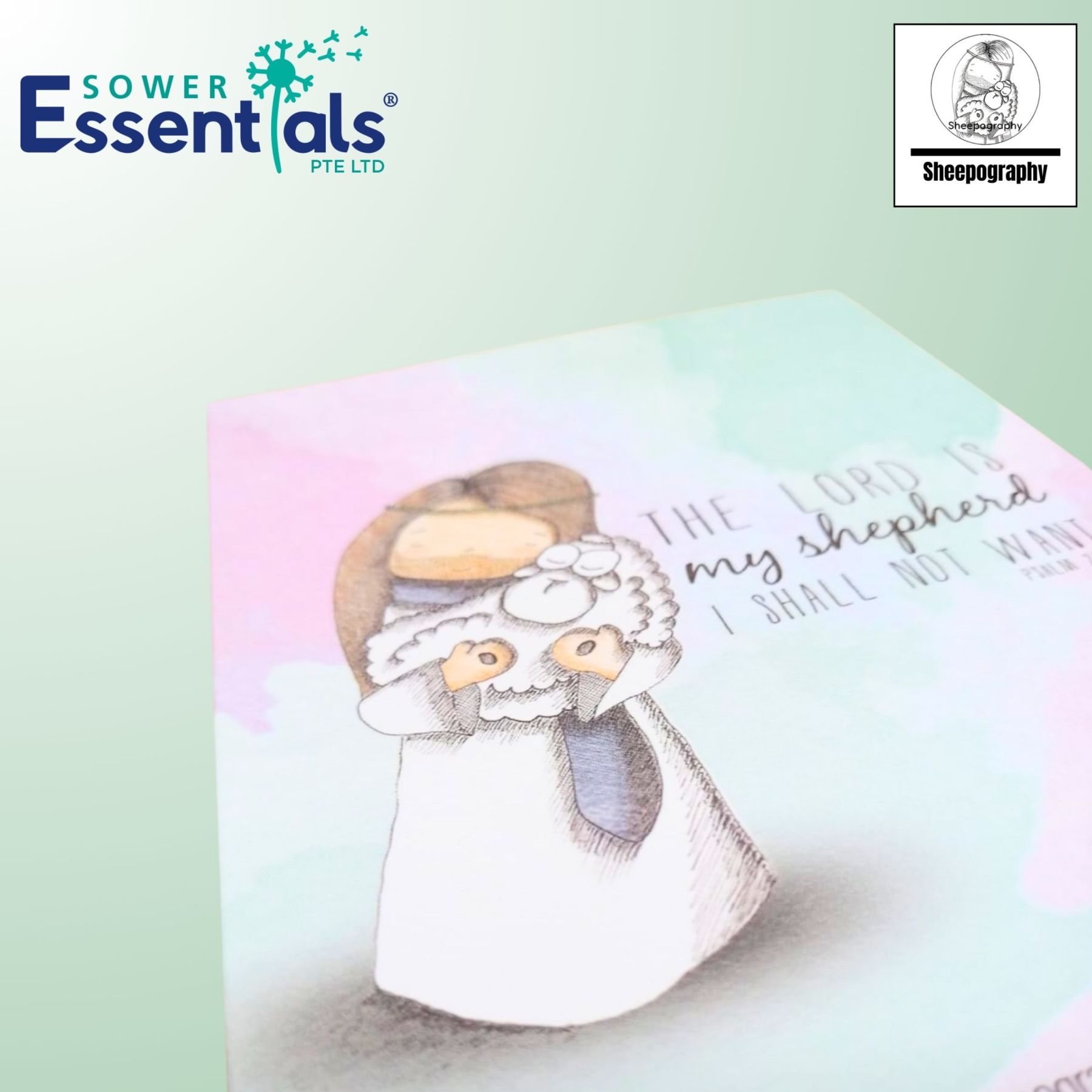 Sheepography Card - Psalm 23:1