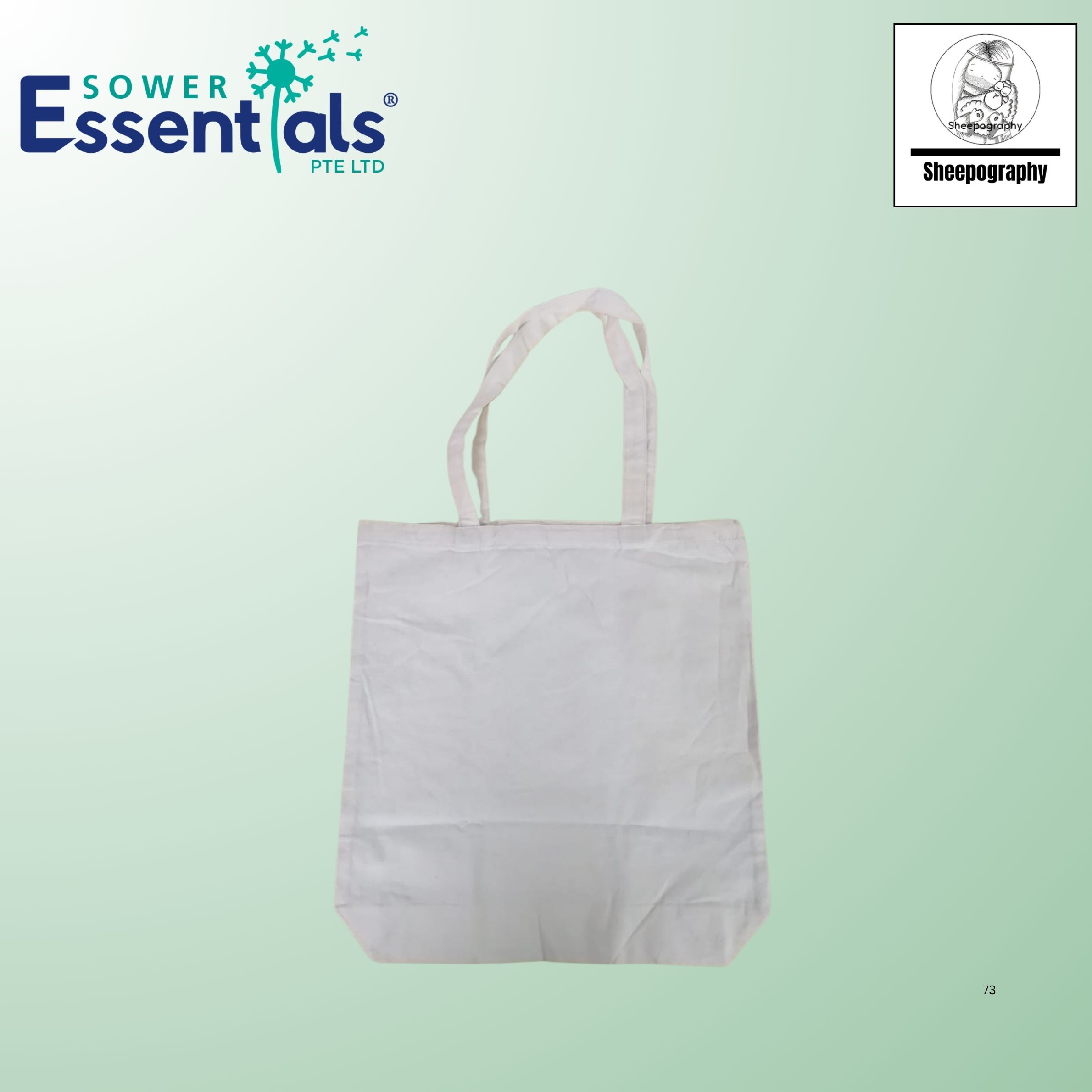 Sheepography - A3 Tote Bag