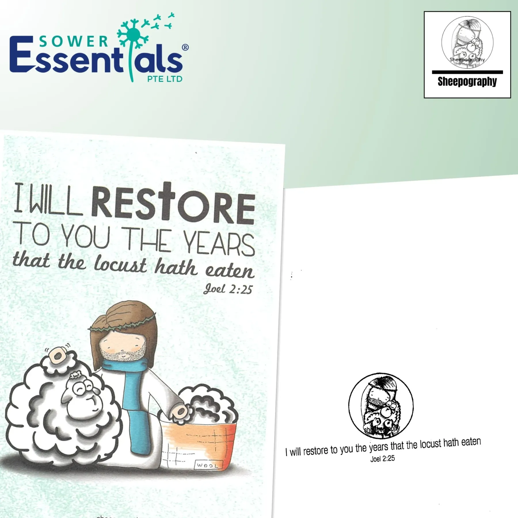 Sheepography Card - Joel 2:25