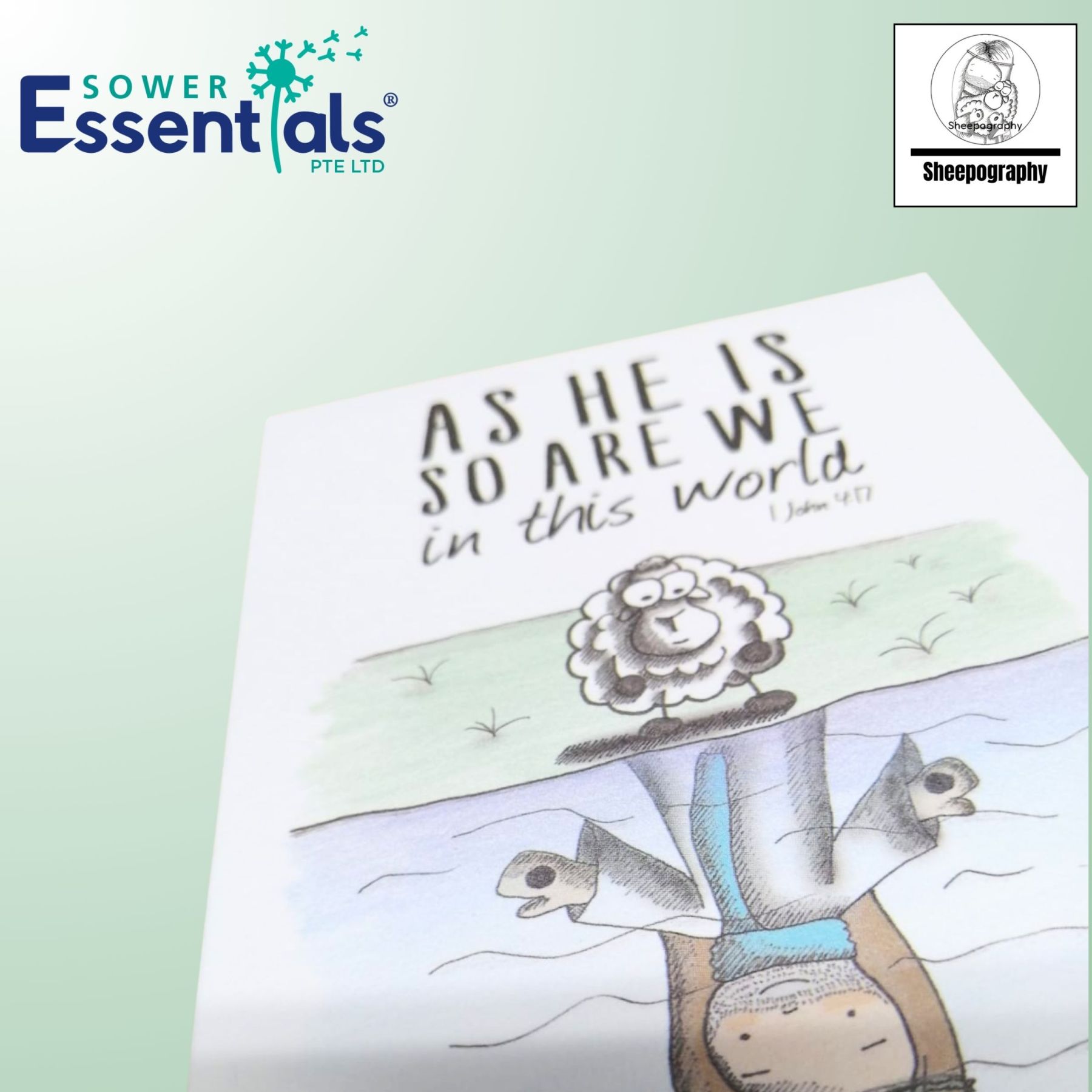 Sheepography Card - 1 John 4:17