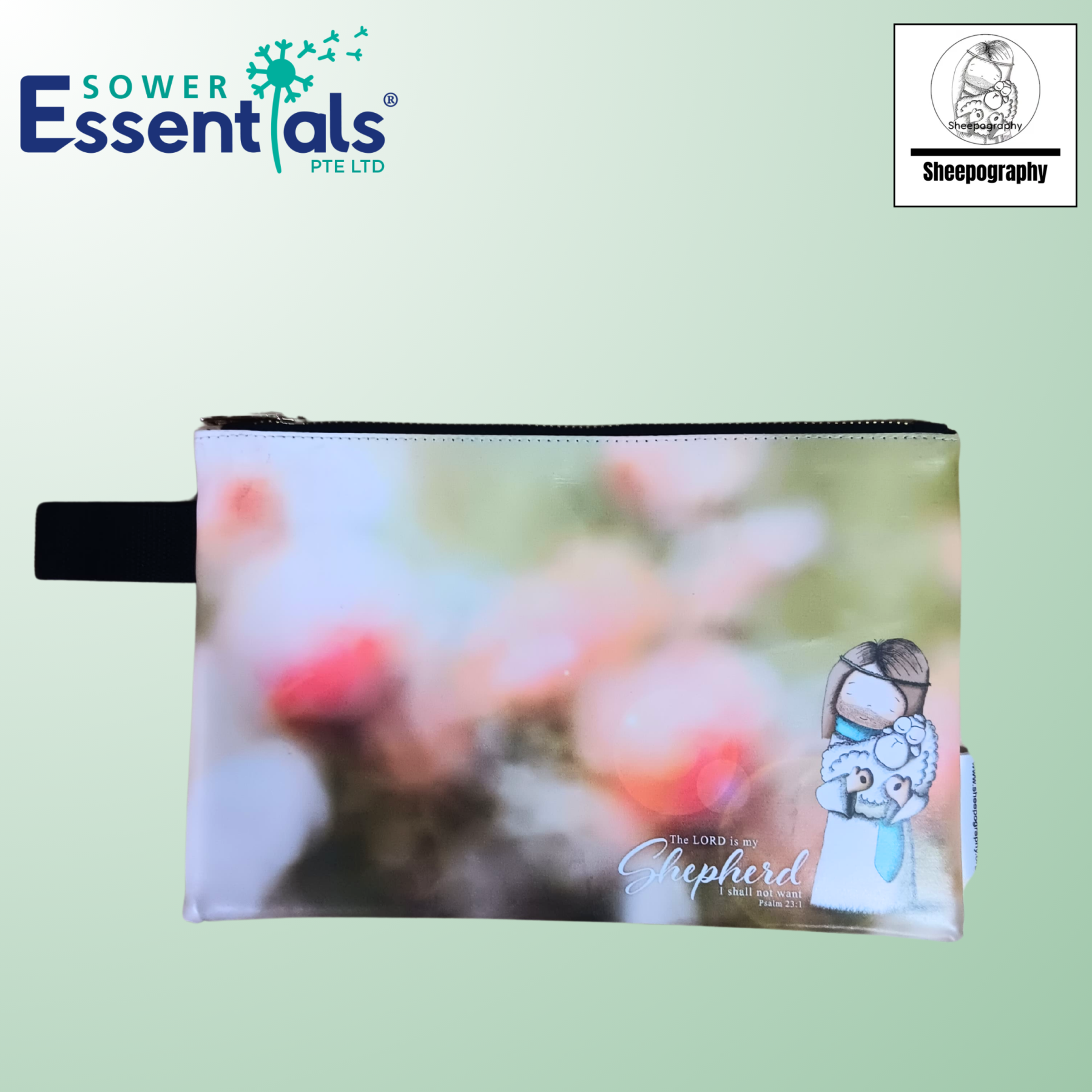 Sheepography Pouch Big - The Lord is my Shepherd
