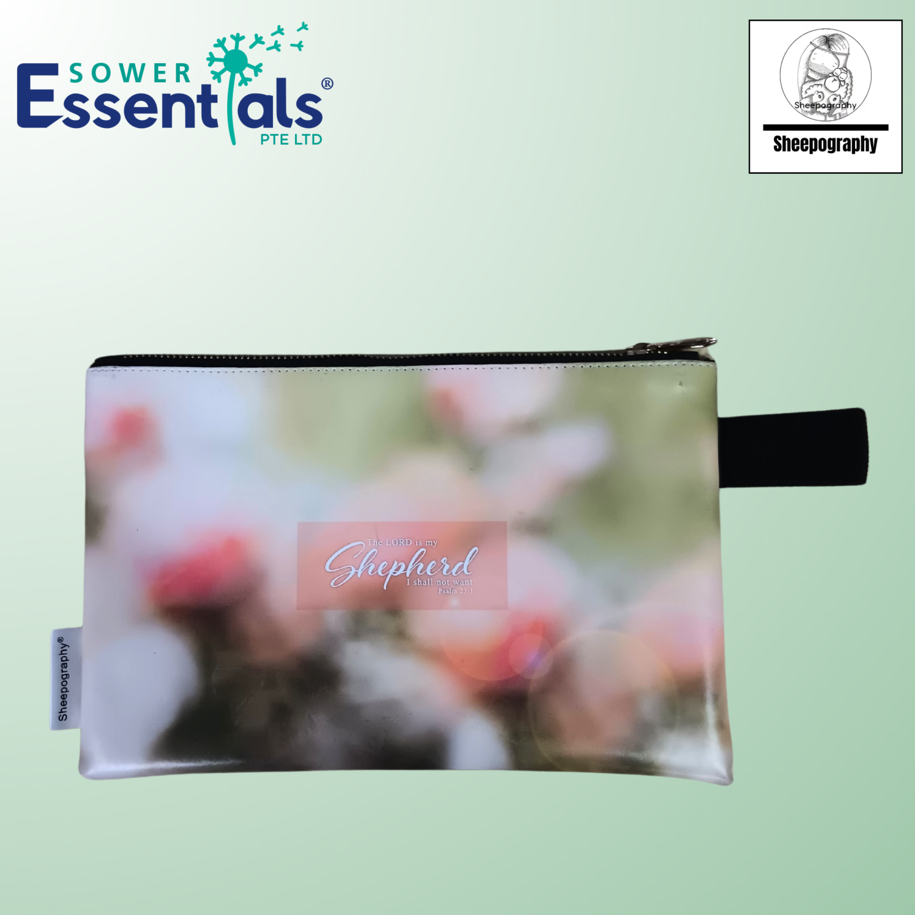 Sheepography Pouch Big - The Lord is my Shepherd