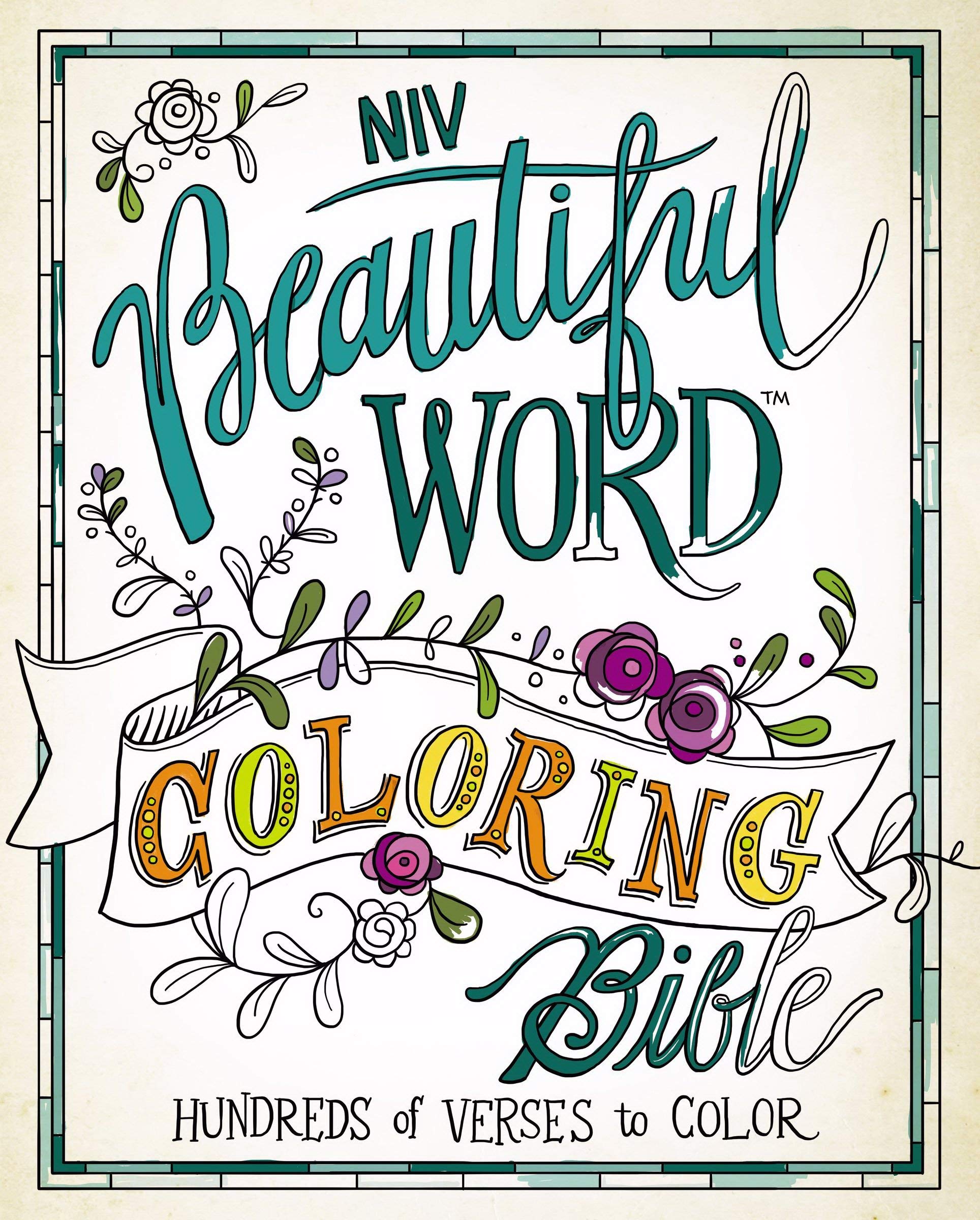 NIV Beautiful Word Coloring Bible, Hardcover