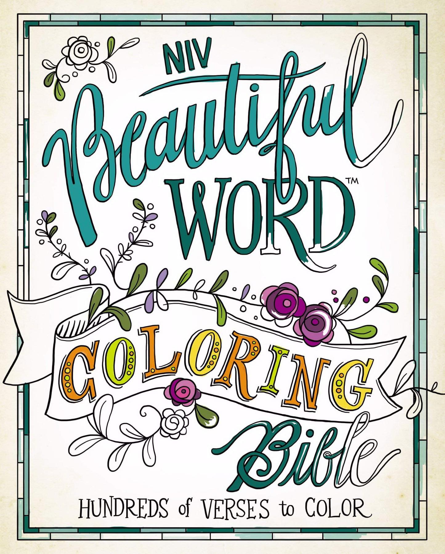 NIV Beautiful Word Coloring Bible, Hardcover