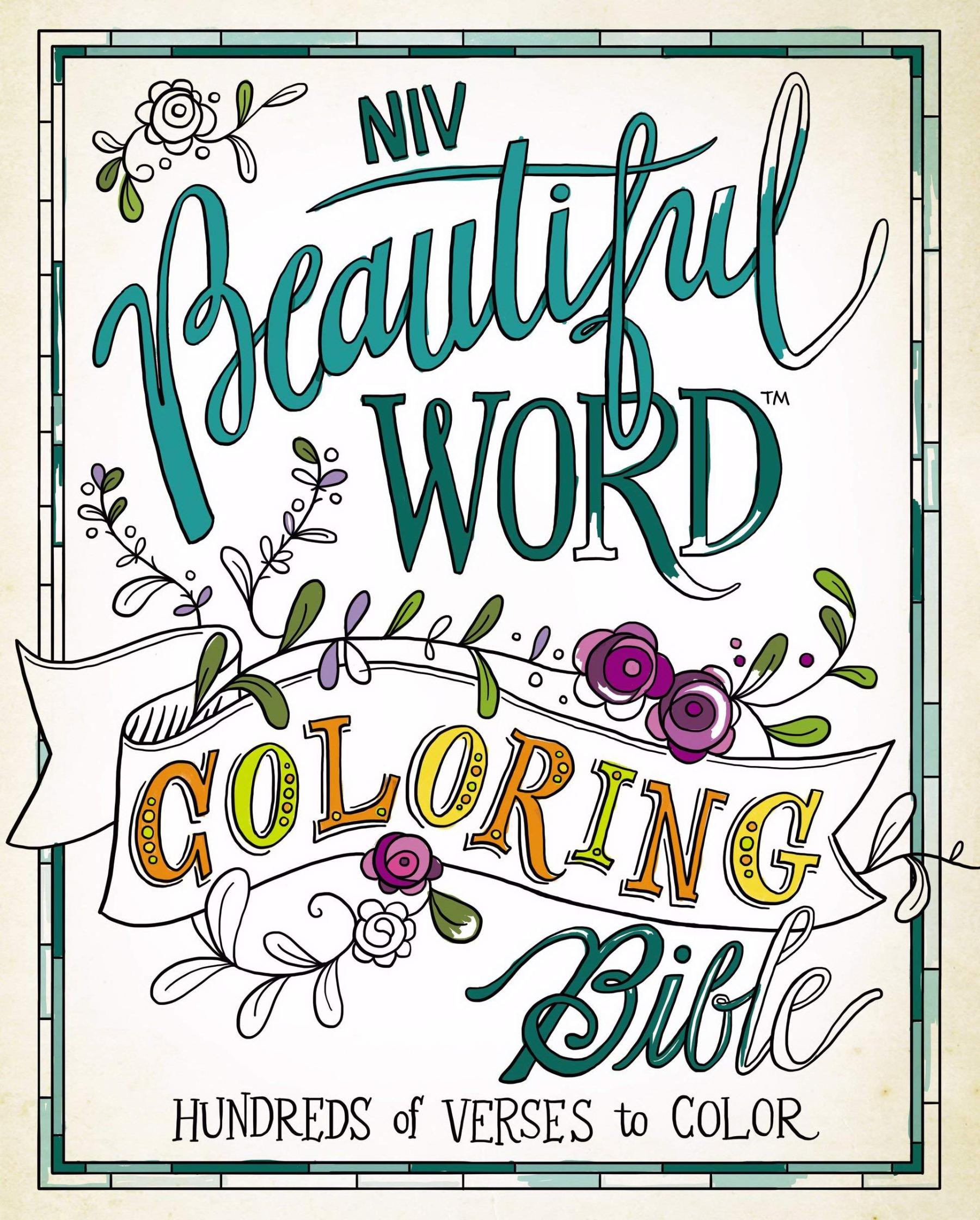 NIV Beautiful Word Coloring Bible, Hardcover