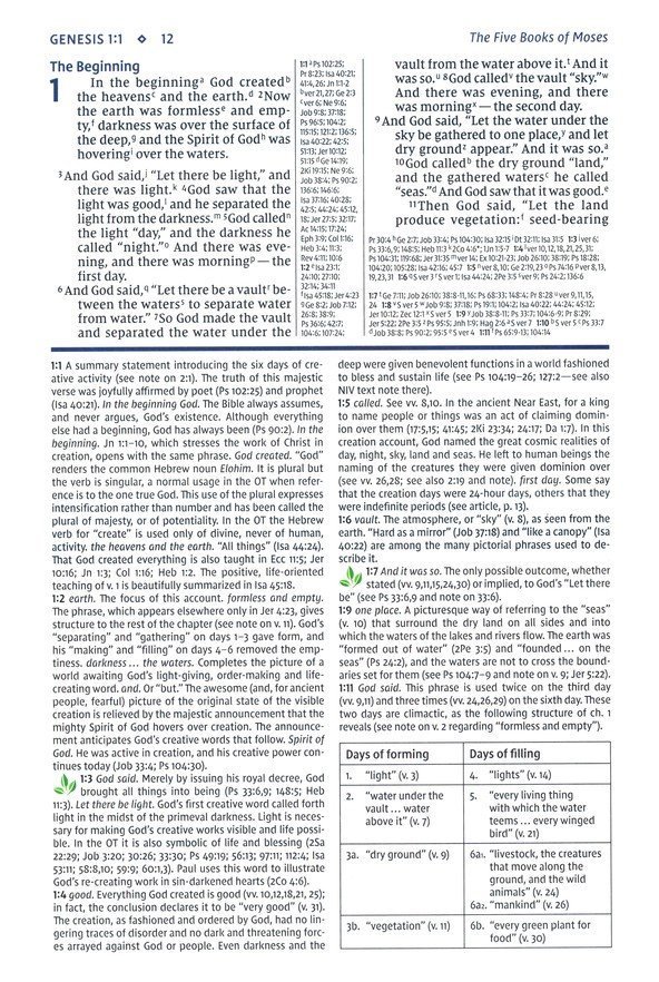 NIV Study Bible, Fully Revised Edition (Study Deeply. Believe Wholeheartedly.), Large Print, Hardcover