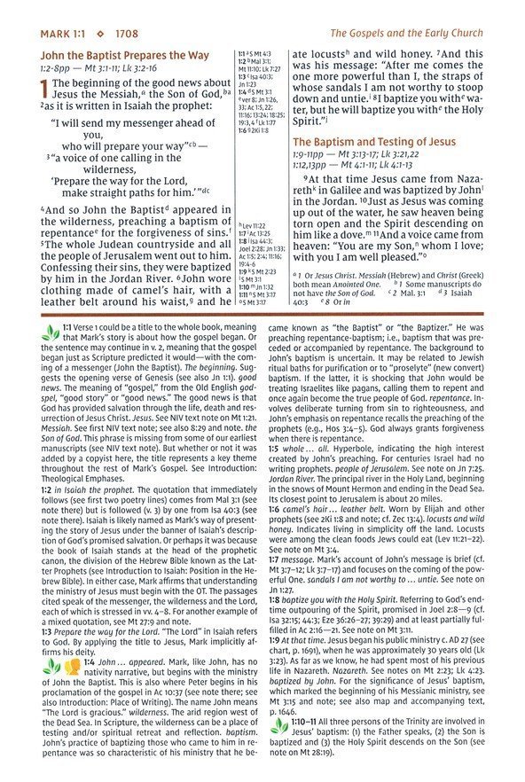 NIV Study Bible, Fully Revised Edition (Study Deeply. Believe Wholeheartedly.), Large Print, Hardcover