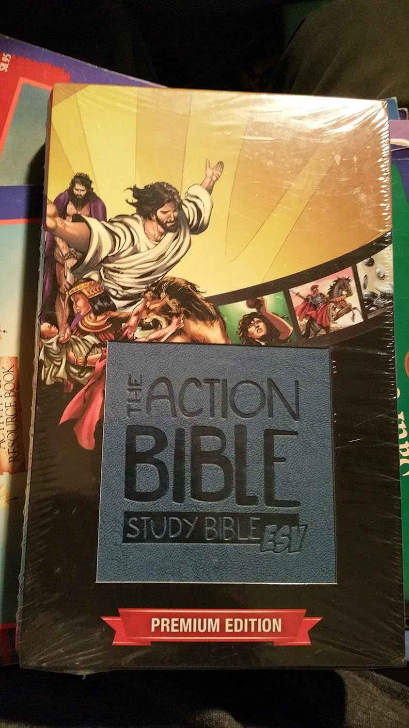 Action Bible Study Bible ESV - Blue The