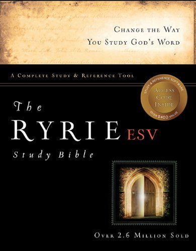 Ryrie ESV Study Bible Hardback Red Letter Indexed The - Charles C Ryrie
