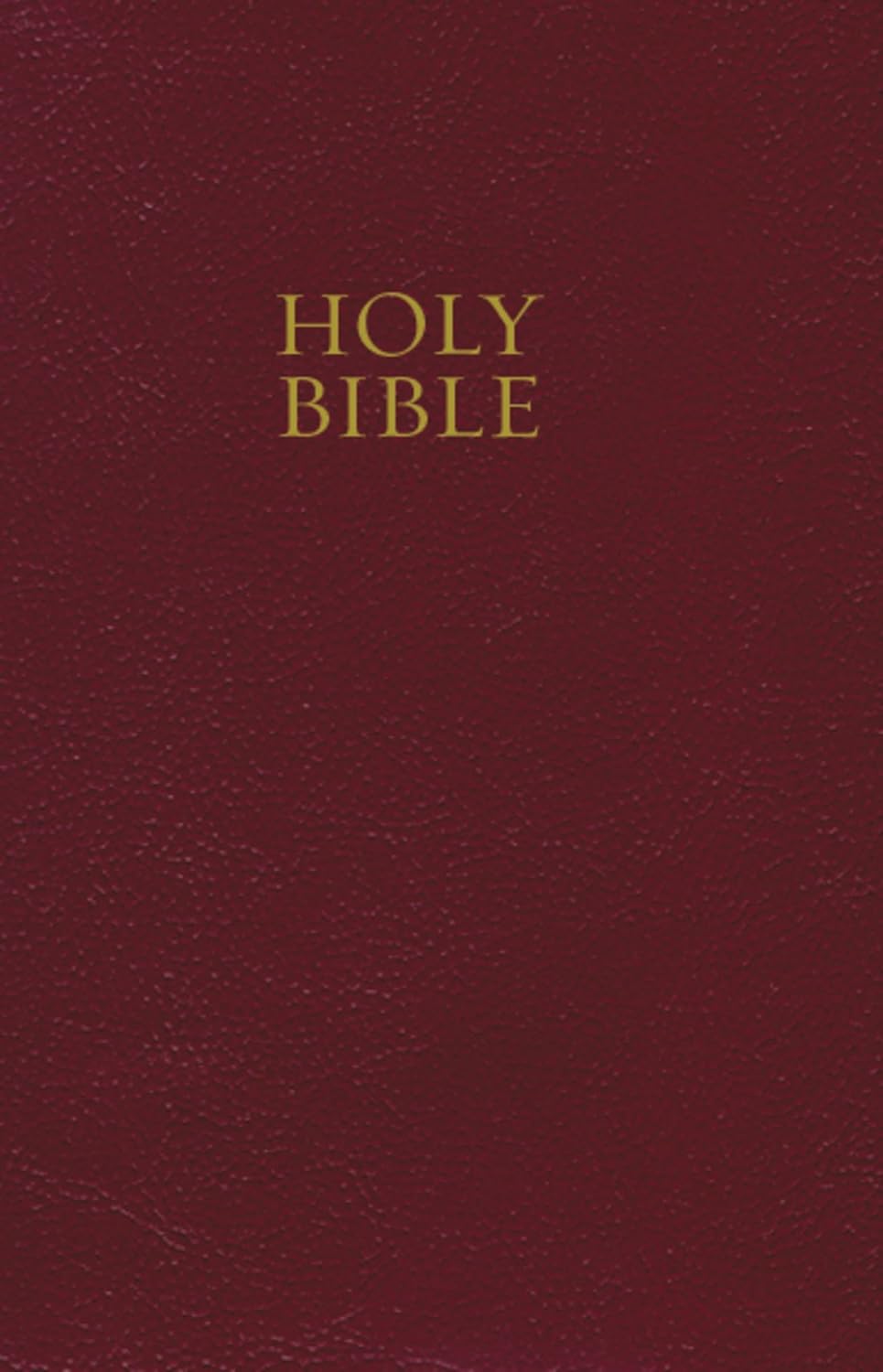 KJV, Pew Bible, Hardcover, Burgundy, Red Letter Edition