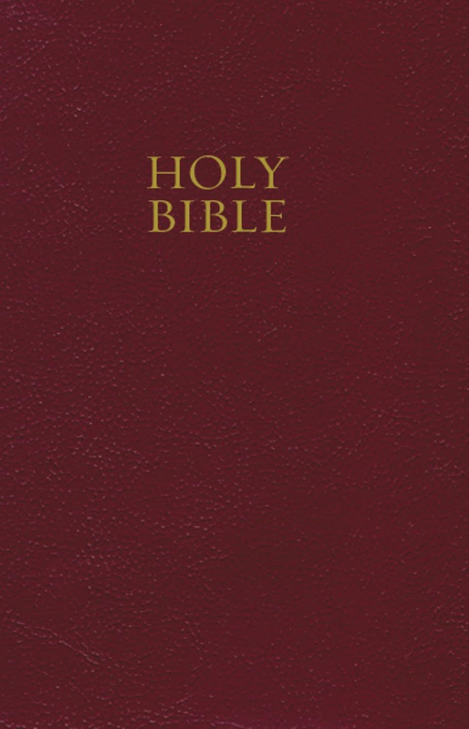 KJV, Pew Bible, Hardcover, Burgundy, Red Letter Edition