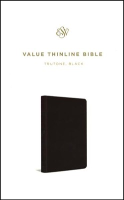 ESV Value Thinline Bible-Black TruTone