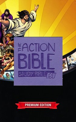 Action Bible Study Bible ESV - Lavender