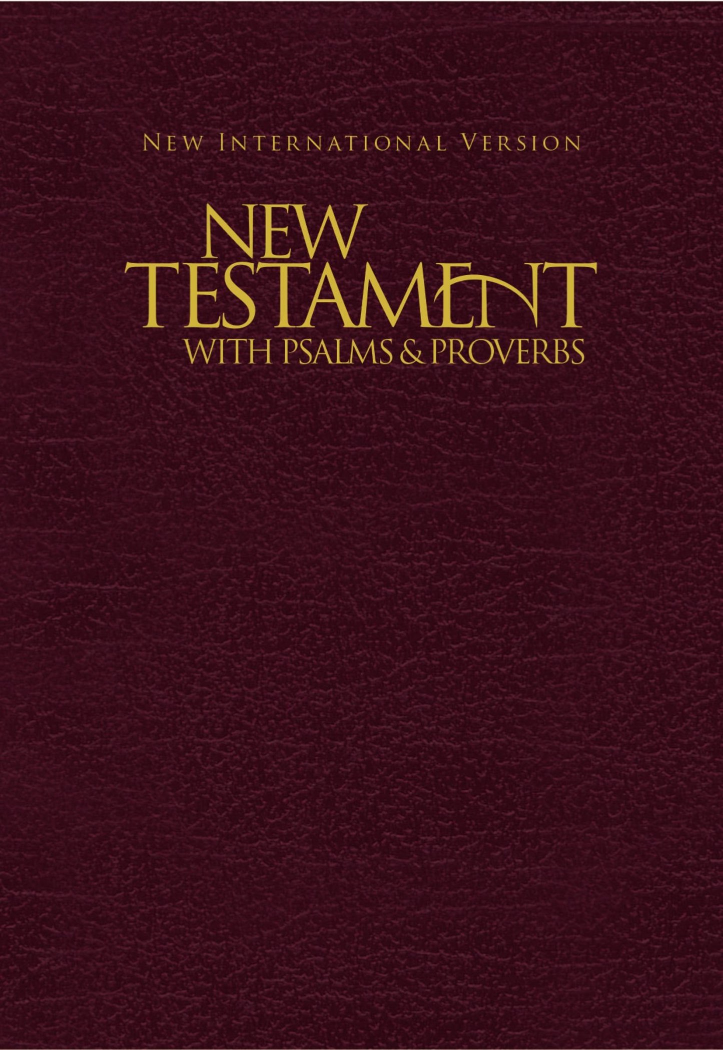 NIV Pocket NT W/Psalm & Proverb, Burgundy