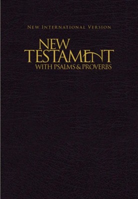 NIV Pocket NT W/Psalm & Proverb, Black