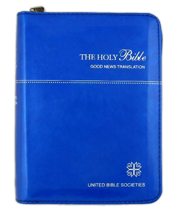 GNTDC035CZ Holy Bible Zip Blue (Catholic)