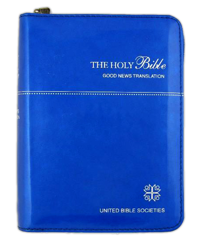 GNTDC035CZ Holy Bible Zip Blue (Catholic)