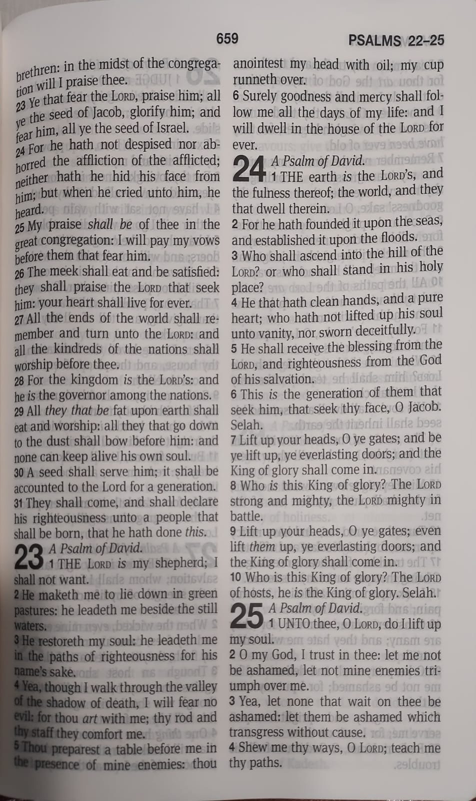 KJV82PL (WJR) Large Print Black Vinyl