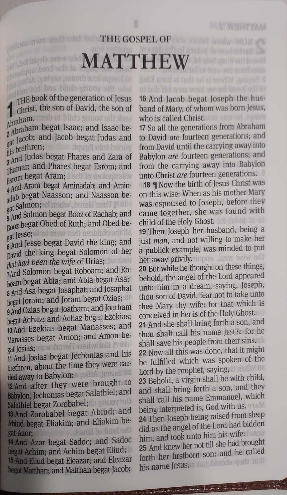KJV82PL (WJR) Large Print Black Vinyl
