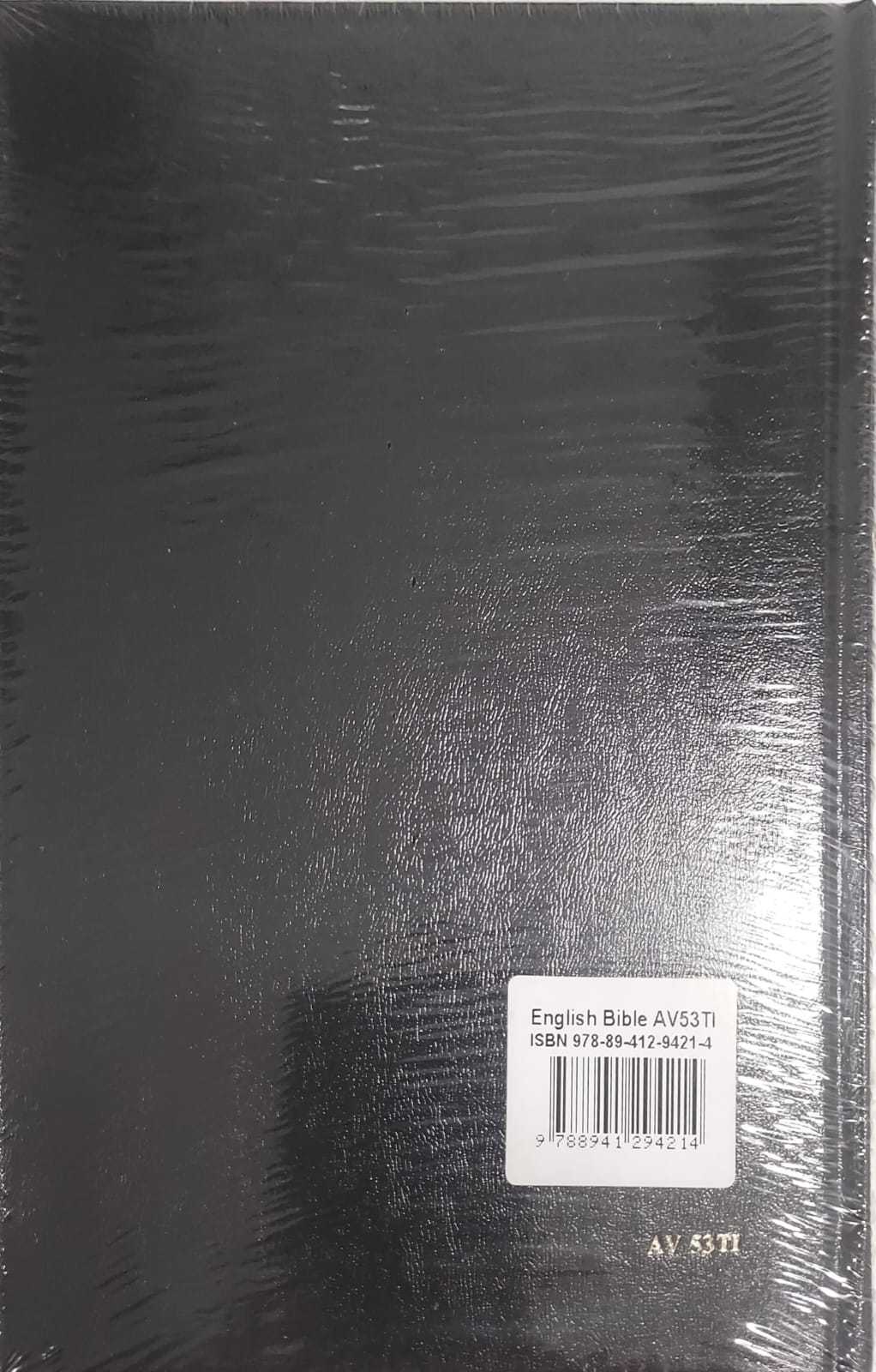 KJV The Holy Bible AV53TI Black with Index