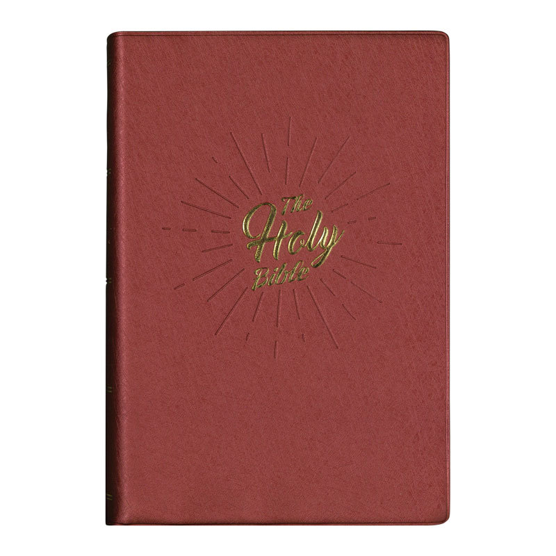 NIV72PL Large Print Burgundy