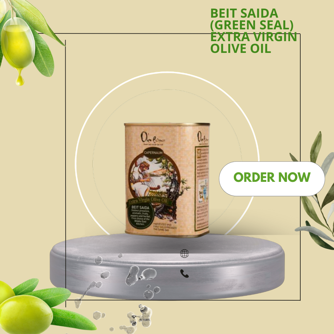 Beit Saida (Green Seal) Extra Virgin Olive Oil - can - 400ml/13.5 oz