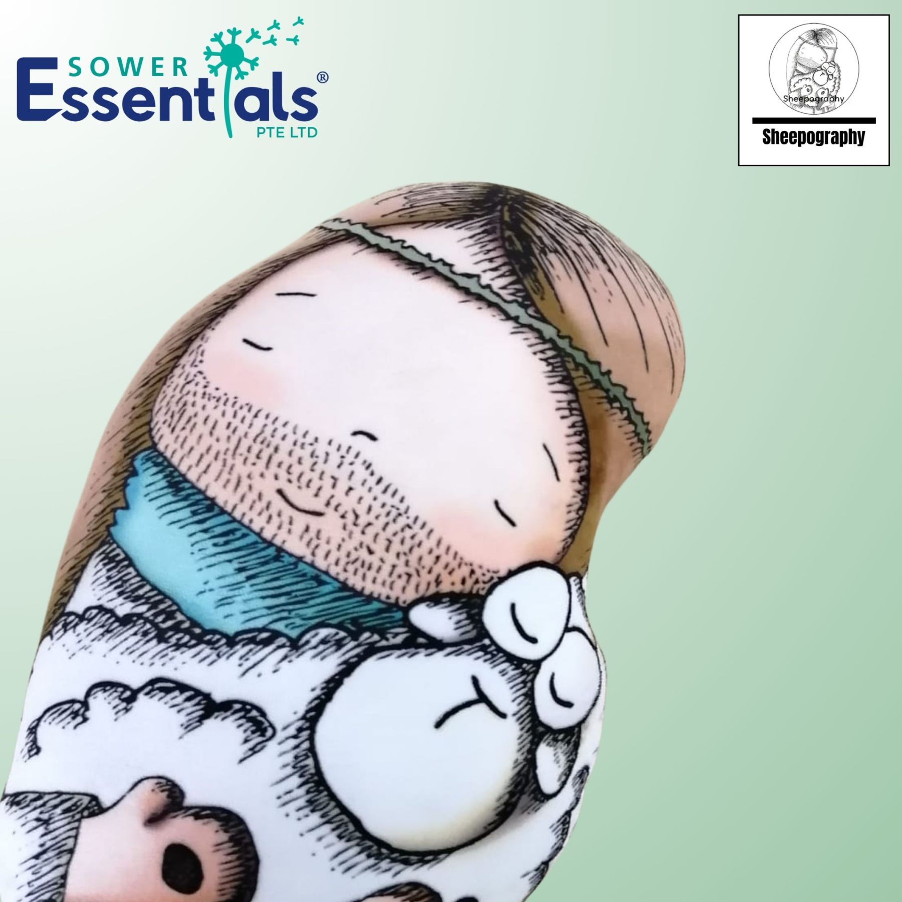 Sheepography Plushie - Shepherd Psalms 23