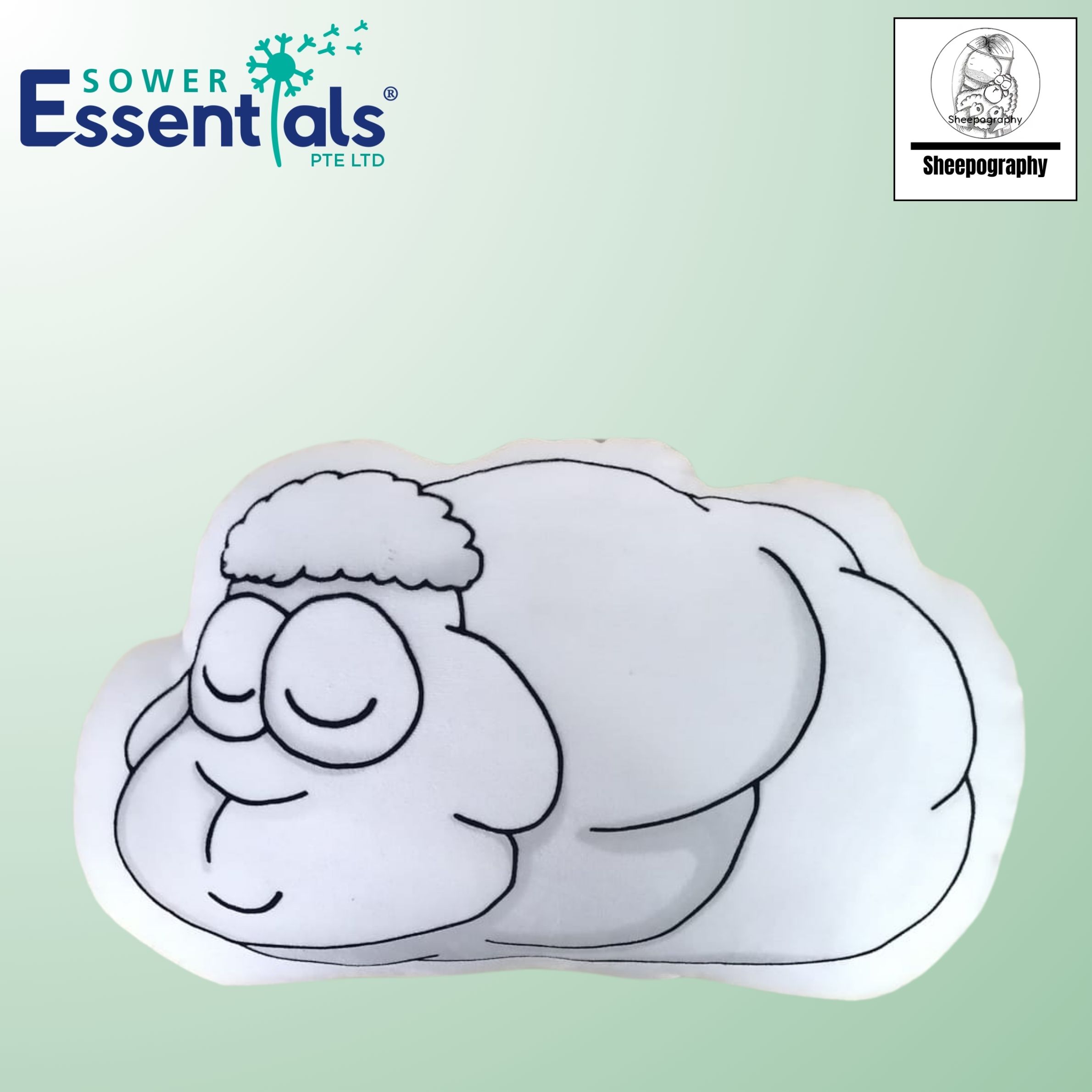 Sheepography Plushie - Sheep Psalm 4:8