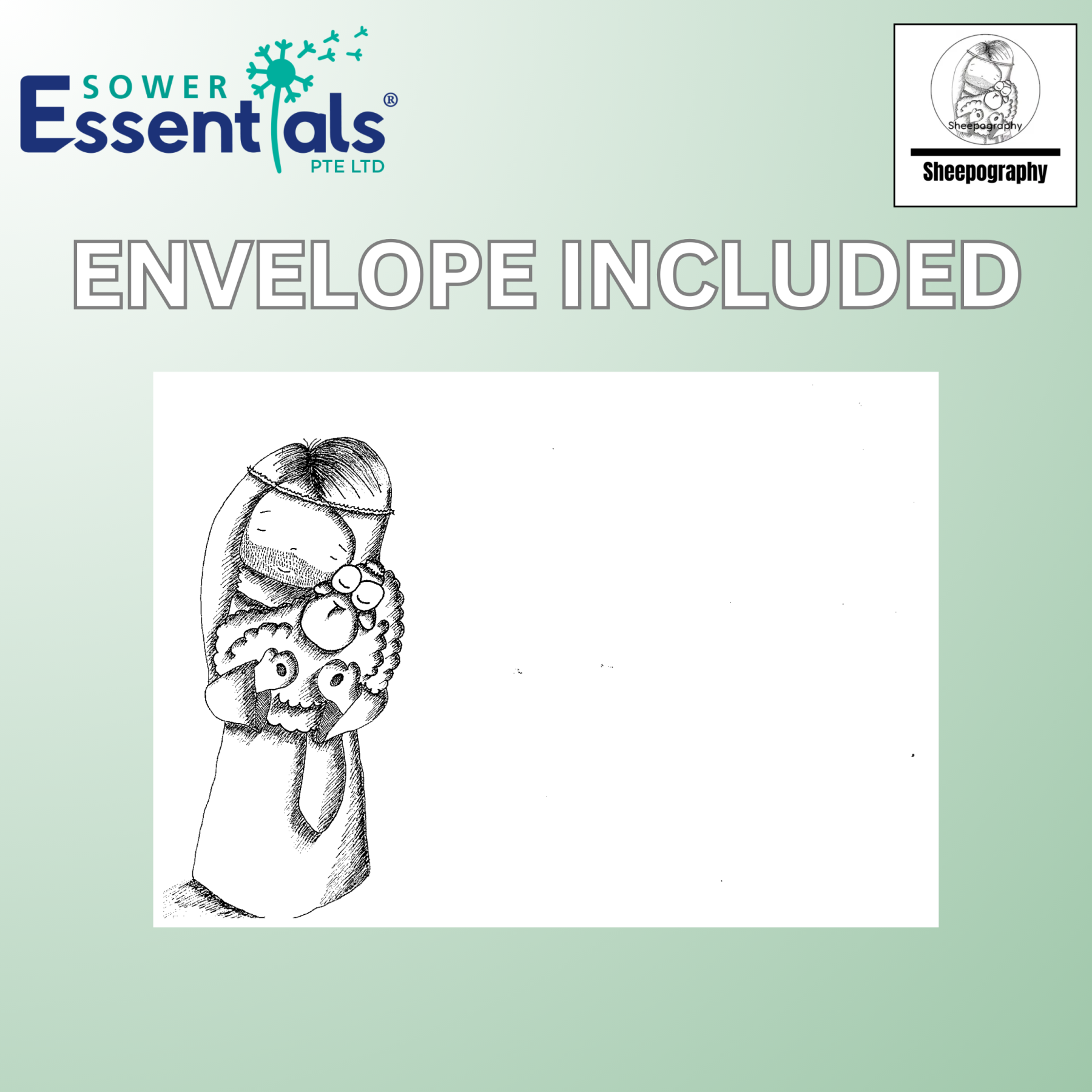 Sheepography Cards - Set of 7 pcs