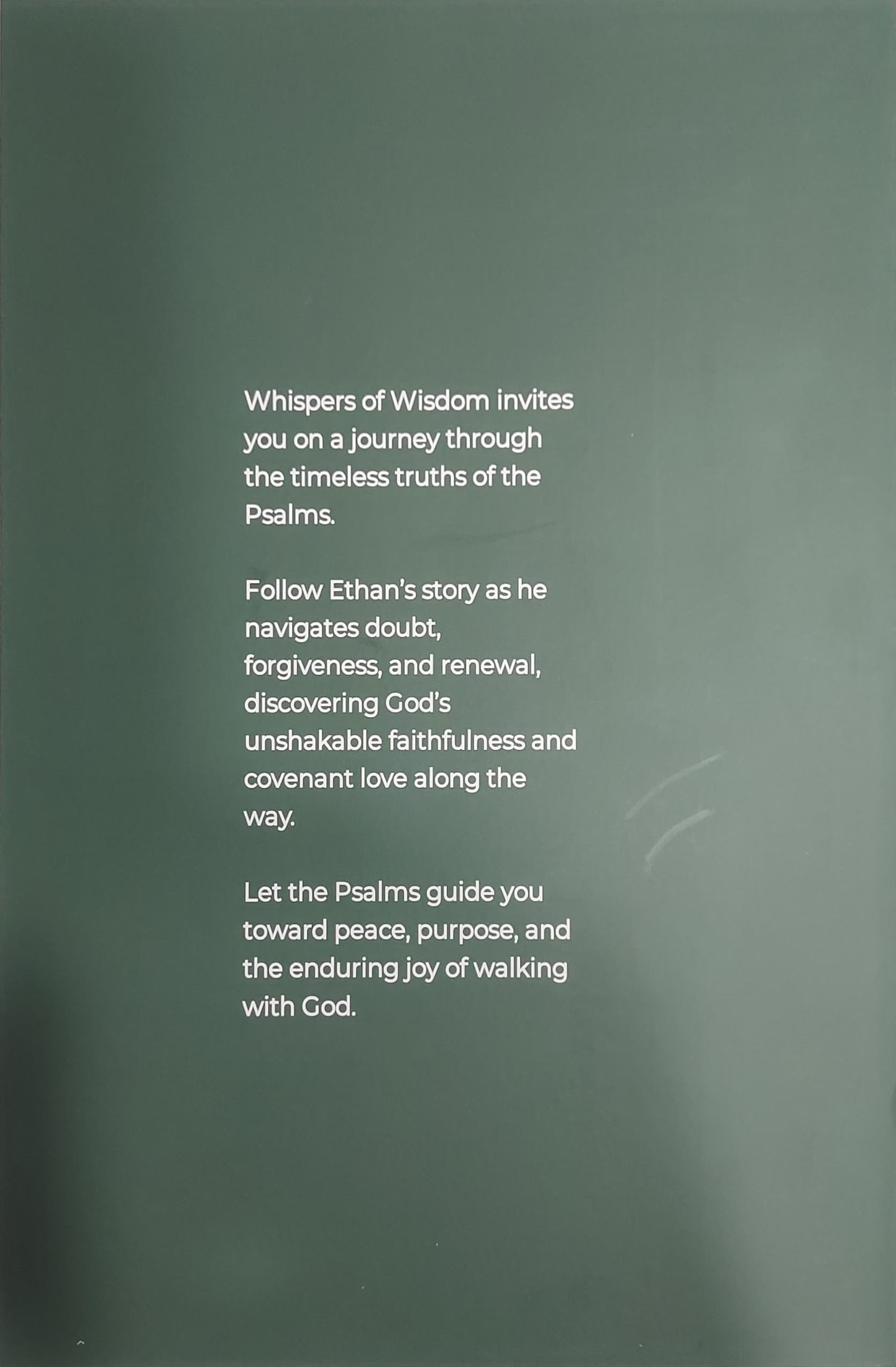 Whispers of Wisdom - Conversations with the Psalms by by Dr Moses