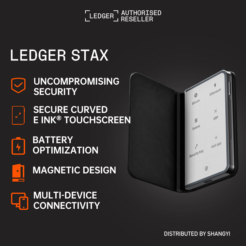 [Pre-Order 11/28][Mainland][Recovery Key ]Ledger Stax™ now including Ledger Recovery Key -ShangYi