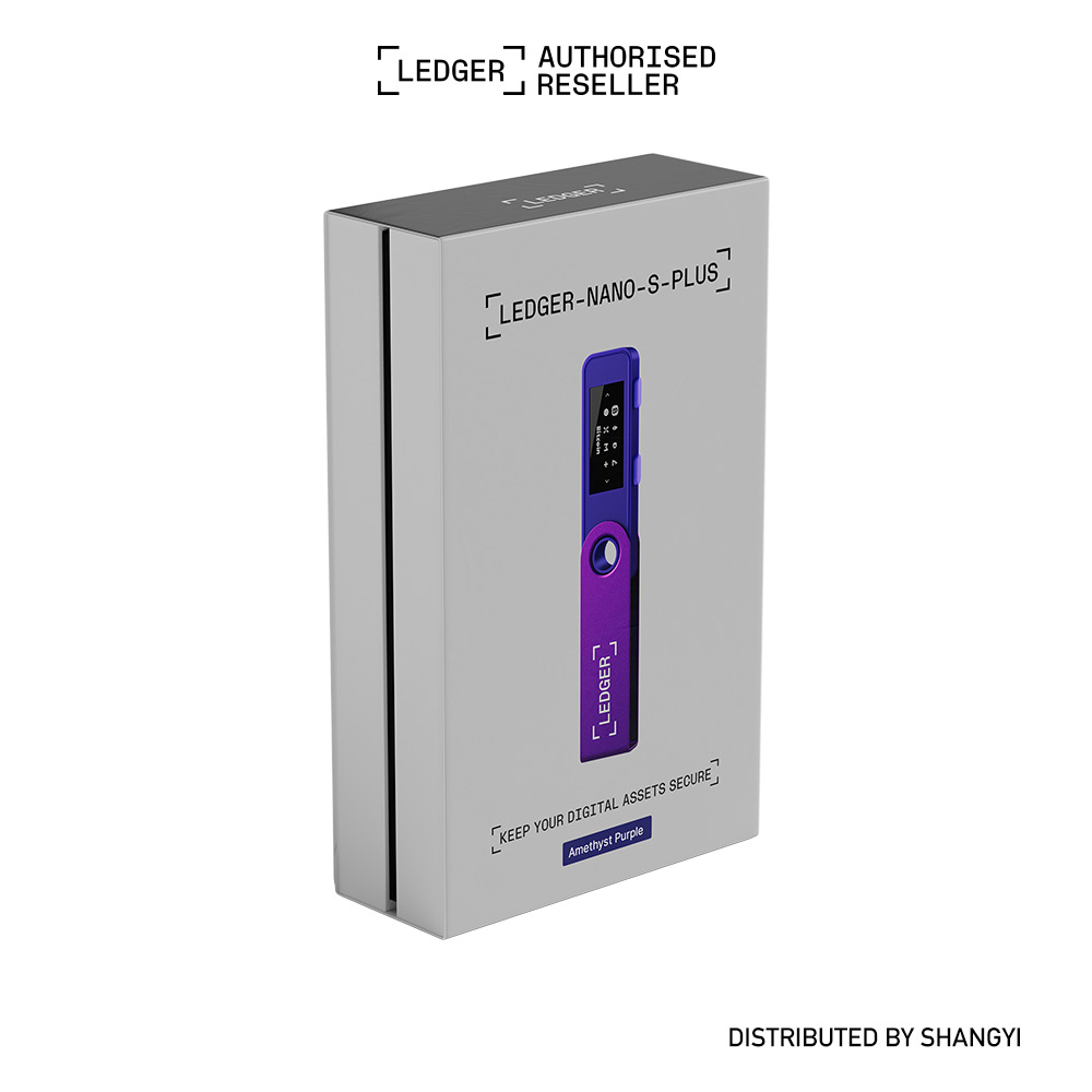 [Mainland]Ledger Nano S Plus Crypto Hardware Wallet Ledger wallet digital wallet bitcoin wallet cold storage digital wallet-ShangYi