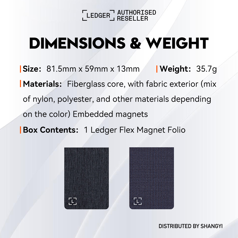 Ledger Flex Magnet Folio-ShangYi