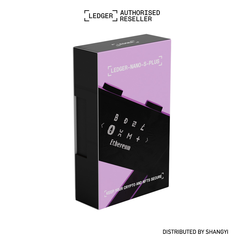 [Mainland]Ledger Nano S Plus Crypto Hardware Wallet Ledger wallet digital wallet bitcoin wallet cold storage digital wallet-ShangYi