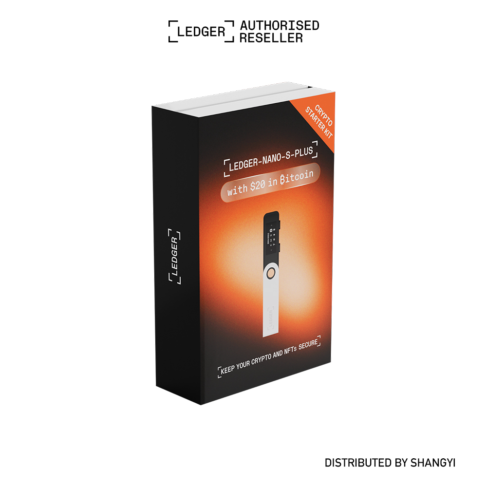 [Mainland]Ledger Nano S Plus Crypto Hardware Wallet Ledger wallet digital wallet bitcoin wallet cold storage digital wallet-ShangYi