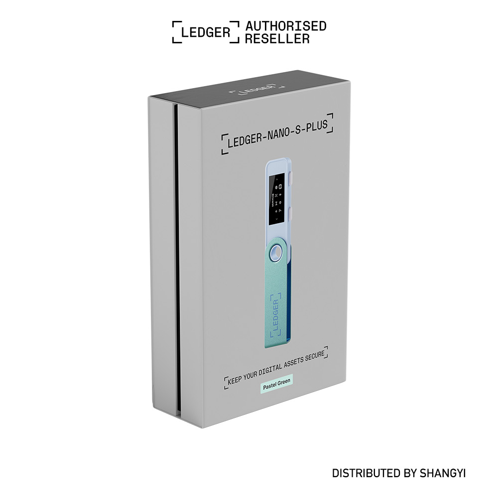 [Mainland]Ledger Nano S Plus Crypto Hardware Wallet Ledger wallet digital wallet bitcoin wallet cold storage digital wallet-ShangYi